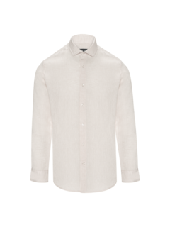 قميص كتان بقصة عادية وألوان متعددة