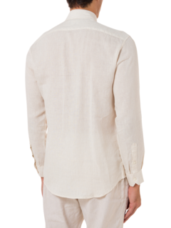 قميص كتان بقصة عادية وألوان متعددة