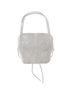 بلوزة قصيرة إستيل مزينة بالكريستال