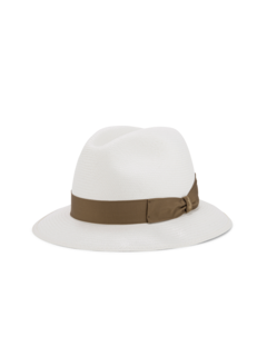 قبعة بنما متوسطة الحجم من ألياف القش الرفيعة