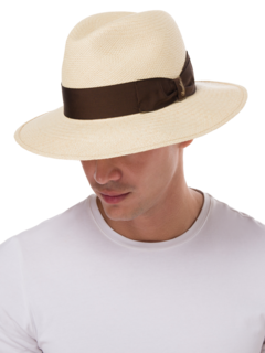 قبعات بنما كيتو كبيرة من ألياف القش