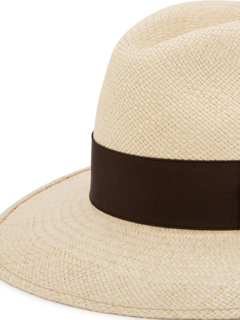 قبعات بنما كيتو كبيرة من ألياف القش