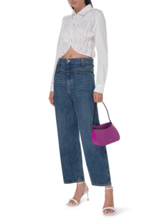 قميص برينا من البوبلين المغسول