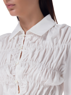 قميص برينا من البوبلين المغسول