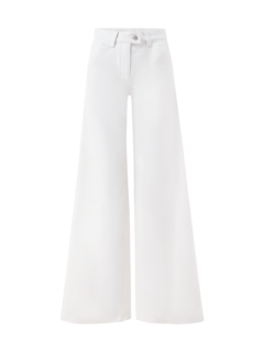 بنطال فضفاض من نسيج التويل