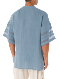 بلوزة إيكاب بأكمام قصيرة