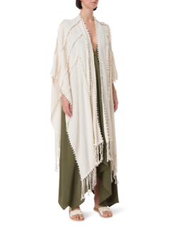 رداء يالشن من القطن بتصميم عقد