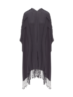 رداء يالشن من القطن بتصميم عقد