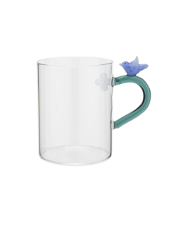 كوب مع طائر