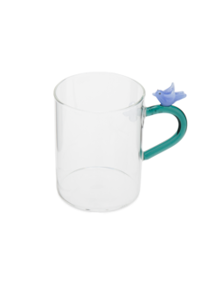 كوب مع طائر