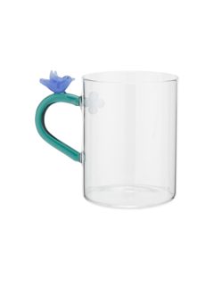 كوب مع طائر