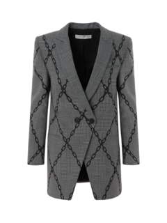 بليزر ستامبد مزين بسلسلة