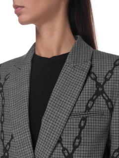 بليزر ستامبد مزين بسلسلة