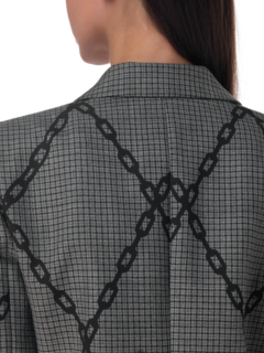 بليزر ستامبد مزين بسلسلة