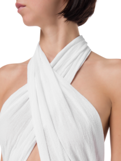 فستان بوكيت بحمالة حول العنق