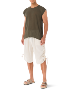 قميص بدون أكمام برقبة دائرية من باكيت