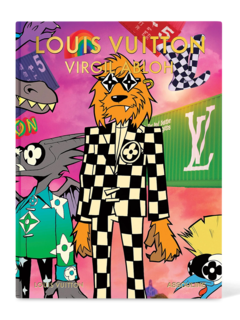 كتاب "Louis Vuitton Virgil Abloh" بغلاف من الكرتون