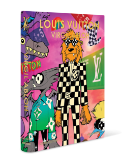 كتاب "Louis Vuitton Virgil Abloh" بغلاف من الكرتون