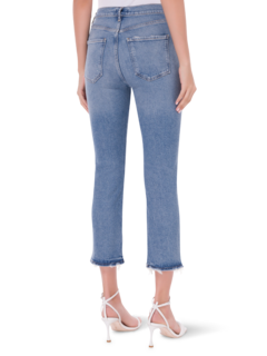 بنطال جينز قصير مستقيم بخصر مرتفع ريلي، كلوف