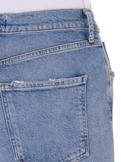 بنطال جينز قصير مستقيم بخصر مرتفع ريلي، كلوف