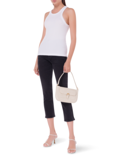 بلوزة بيلي بدون أكمام برقبة واسعة