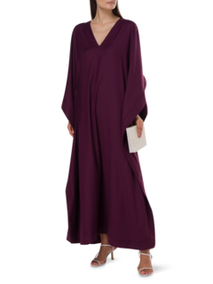 فستان طويل قفطان من الفلانيل