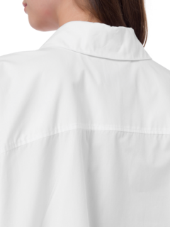 بلوزة بوبلين بتصميم دائري