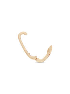 أقراط عيار 18 قيراطاً بدون ثقب