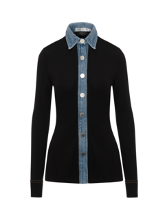 قميص بشريط مصمم