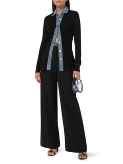 قميص بشريط مصمم