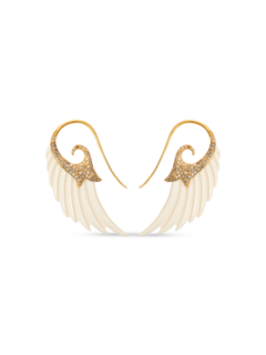 Fly Me To The Moon Wings Earrings