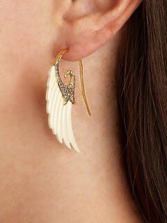 Fly Me To The Moon Wings Earrings