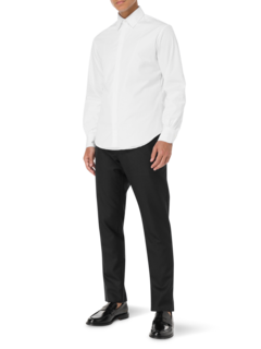 قميص إيلوجن بأكمام طويلة من قماش البوبلين