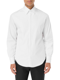 قميص إيلوجن بأكمام طويلة من قماش البوبلين