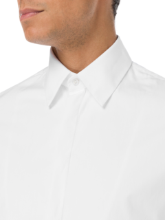 قميص إيلوجن بأكمام طويلة من قماش البوبلين