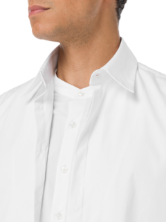 قميص إيلوجن بأكمام طويلة من قماش البوبلين