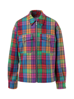 جاكيت كالك باي بنقشة مربعات