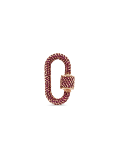 قفل أولستون عيار 14 قيراط مزين بالياقوت الأحمر