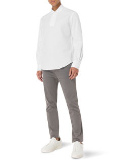 قميص بأكمام طويلة من قماش البوبلين من مارين