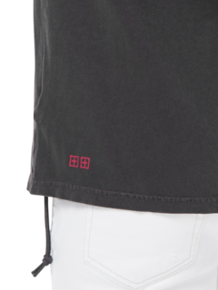 تيشيرت تور بيجي SS بلون أسود باهت