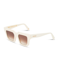 نظارة شمسية جيا RHW بلون عاجي وعدسات بلون أخضر متدرج