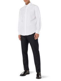 قميص رومانيسك بوبلين بأكمام طويلة