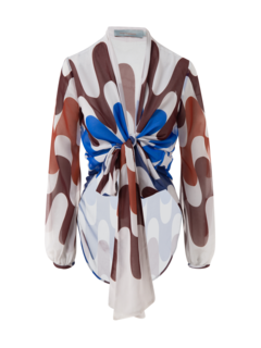 Honey Dropped Back Blouse