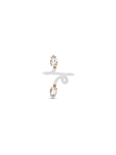 خاتم لولبي بتصميم كرمة مزدوجة