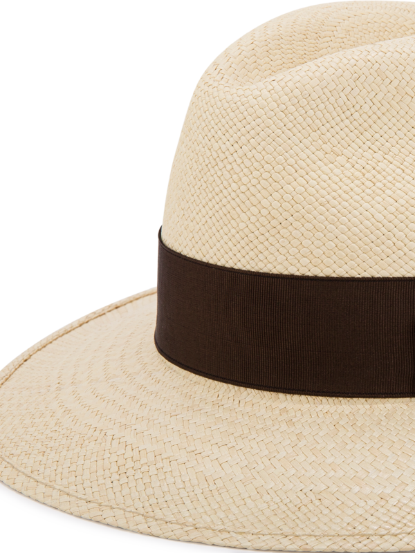 قبعات بنما كيتو كبيرة من ألياف القش