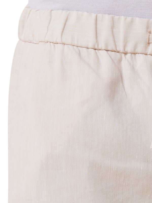 بنطال تشينو أوسكار من الكتان بقصة مستقيمة