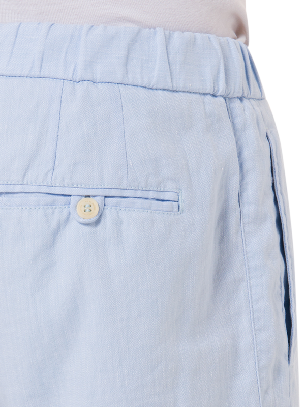 شورت فيليبي من الكتان بقصة مستقيمة