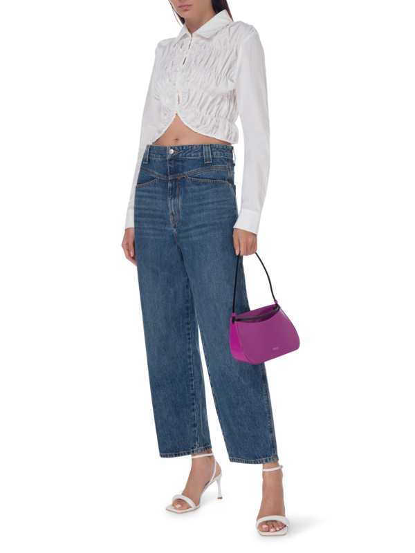 قميص برينا من البوبلين المغسول