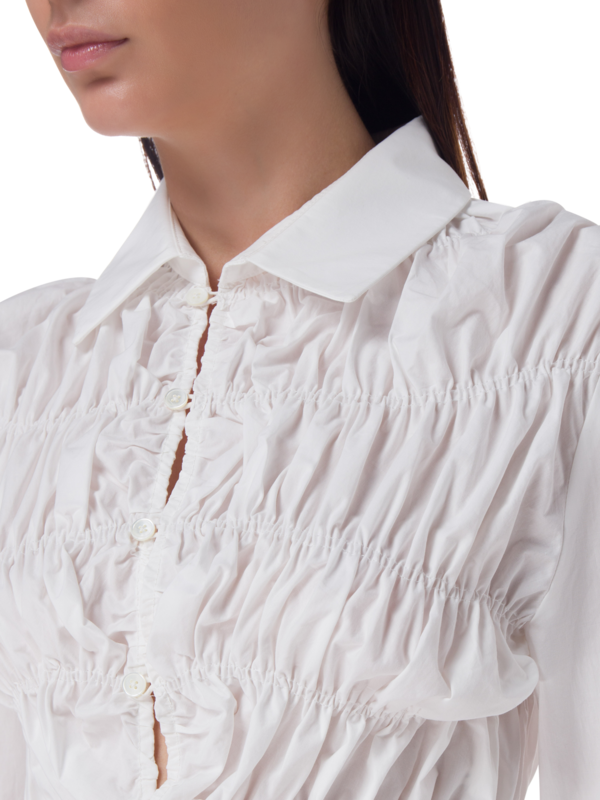 قميص برينا من البوبلين المغسول