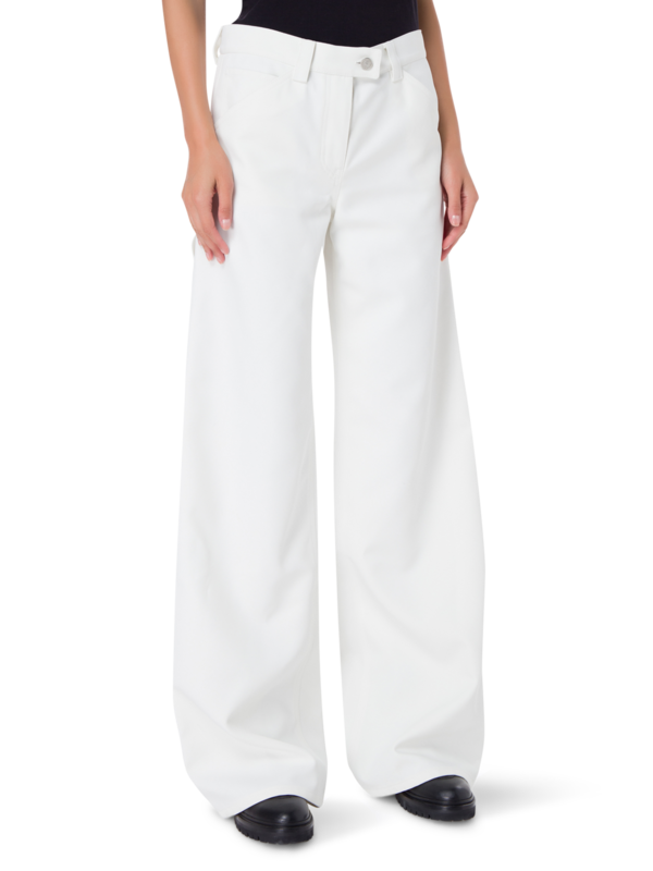 بنطال فضفاض من نسيج التويل